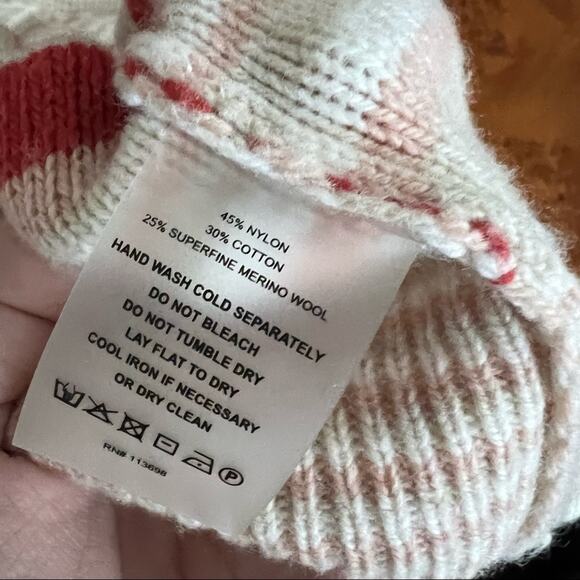 Margaret O'Leary Tori Striped Merino Wool Blend Sweater - Picture 5 of 6